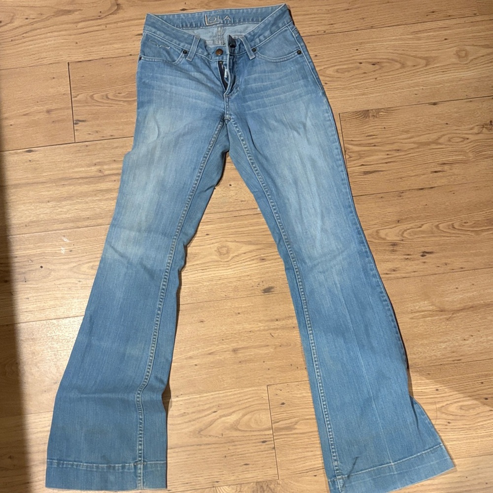 Kimes Ranch Light Blue Flare Jeans